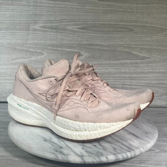 Saucony Triumph RFG Womens 9 Running Shoes Lotus Pink Foam Athletic Sneakers - Picture 1 of 15